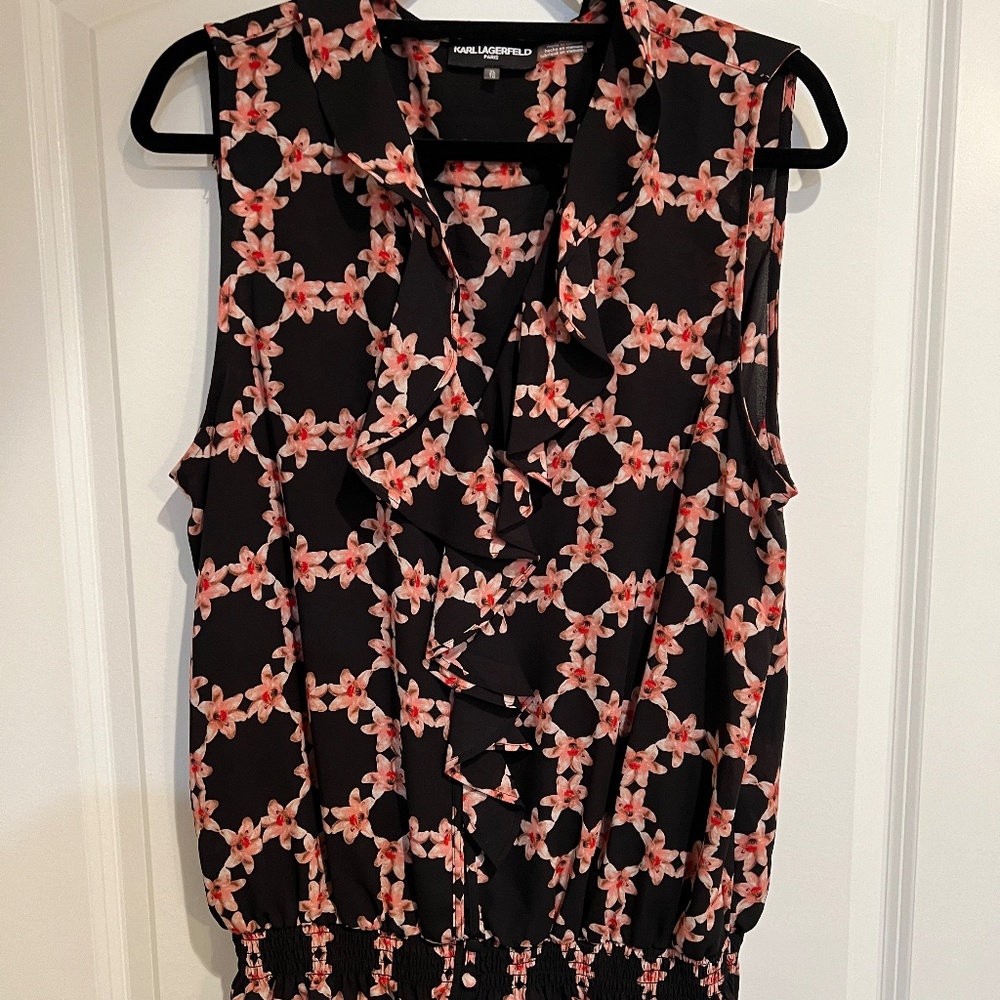 Sleeveless Karl Lagerfeld Blouse